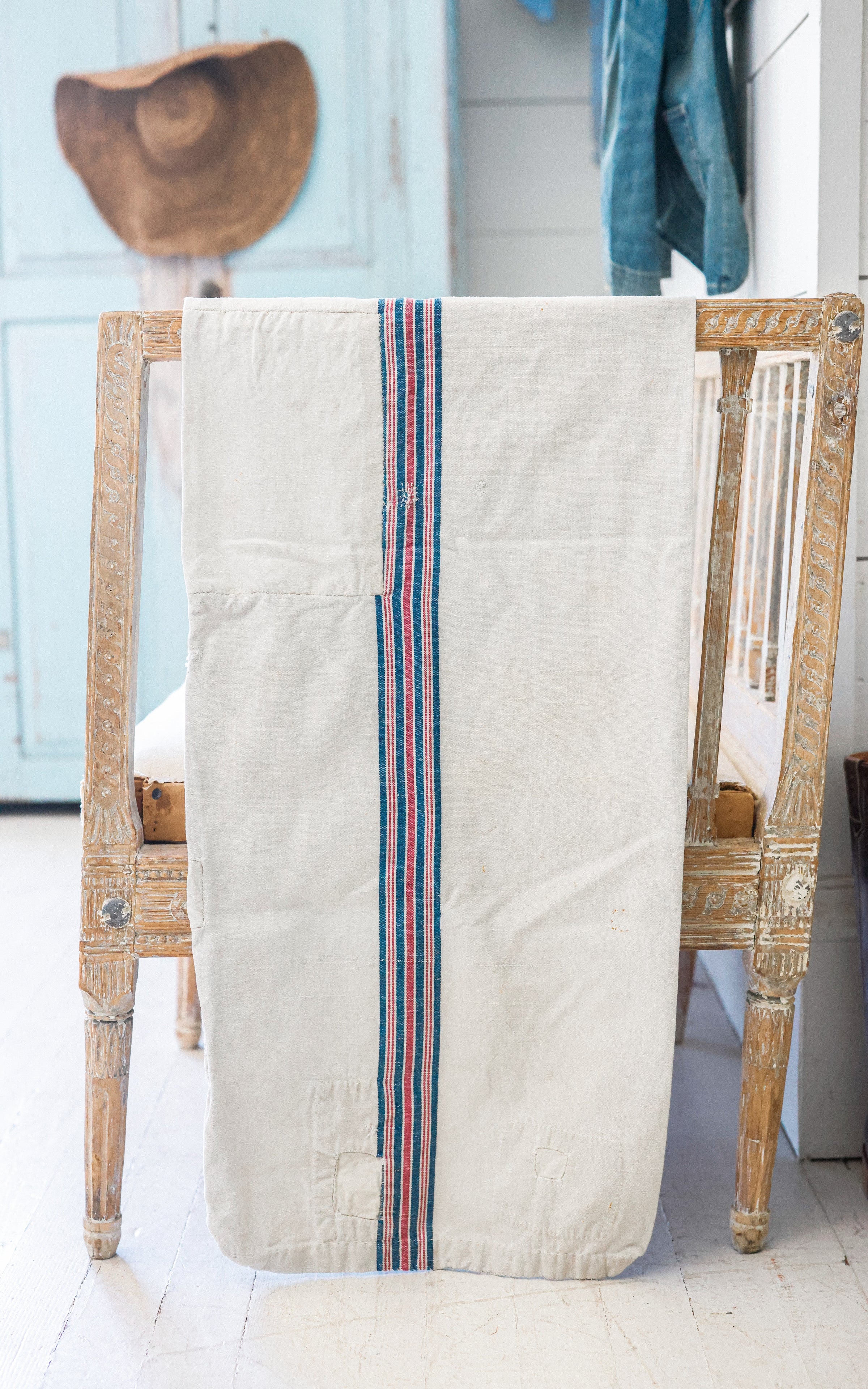 Vintage French Flour Sack ~D