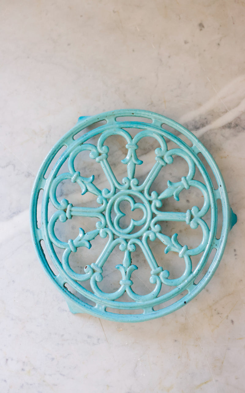 Vintage French Enamelware Trivet