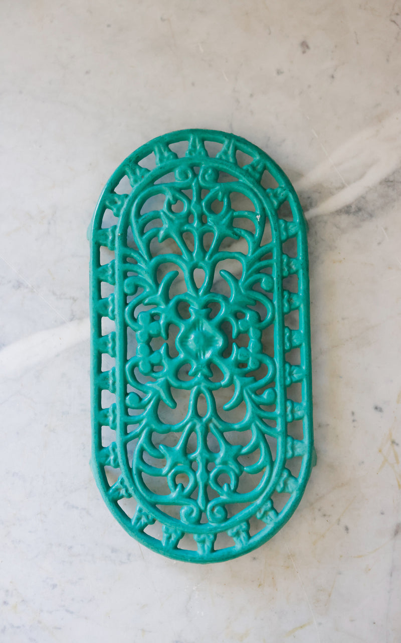 Vintage French Enamelware Trivet
