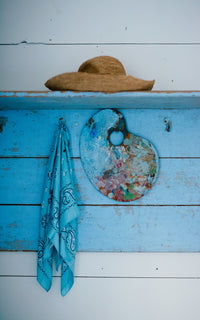 Vintage French Artist Palette