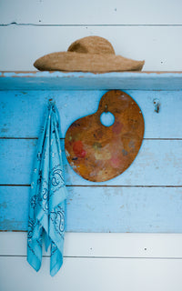 Vintage French Artist Palette