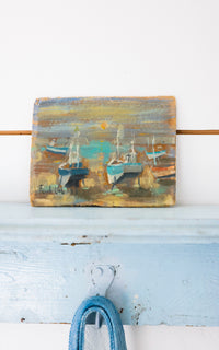 Petite Vintage French Painting