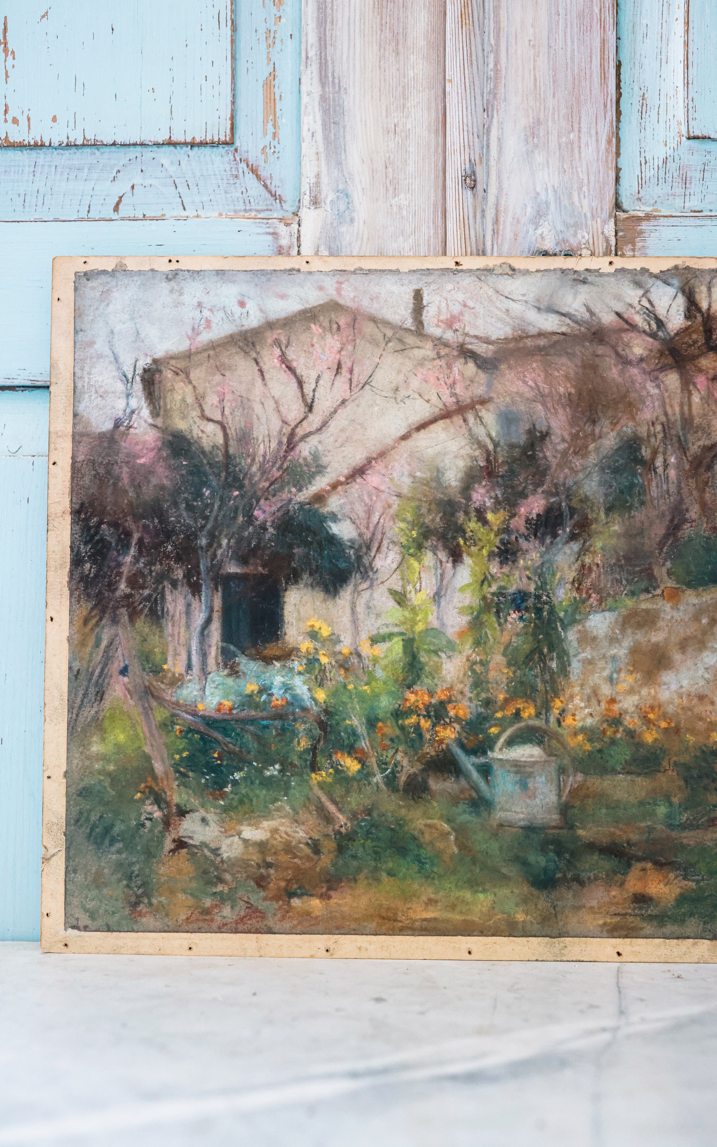 Vintage French Pastel Art