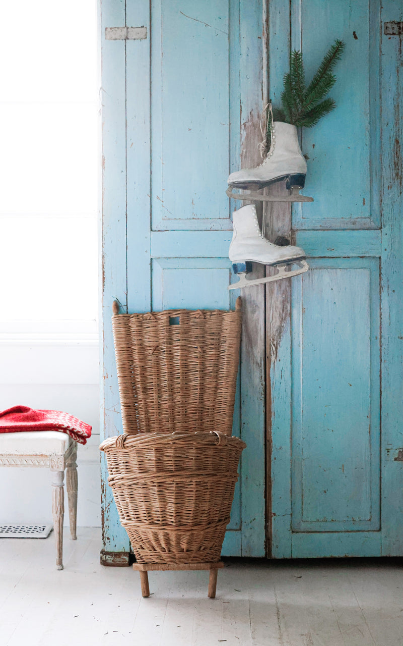 Vintage French Harvesting Basket