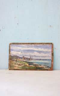 Petite Vintage French Painting