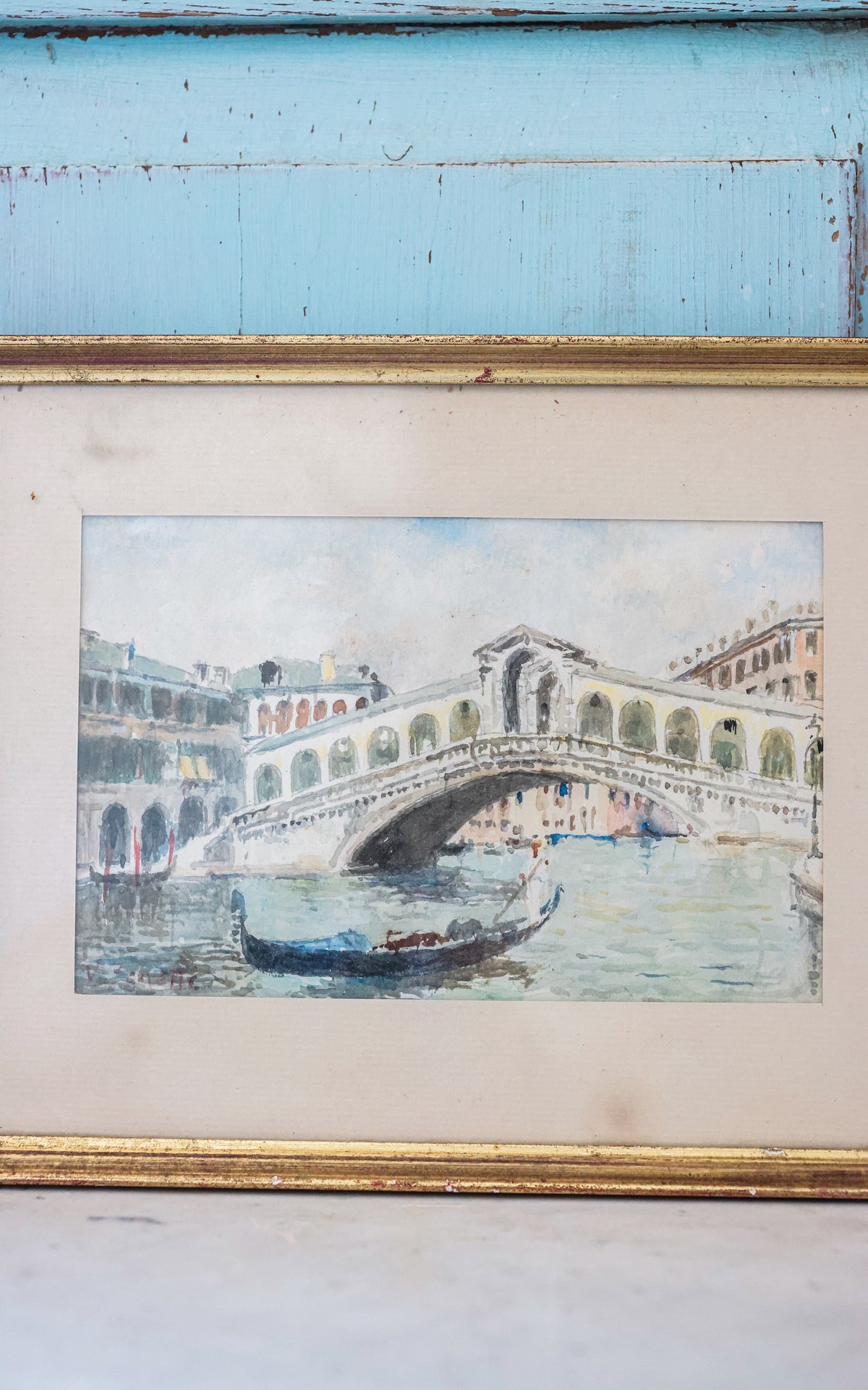 Vintage French Watercolor