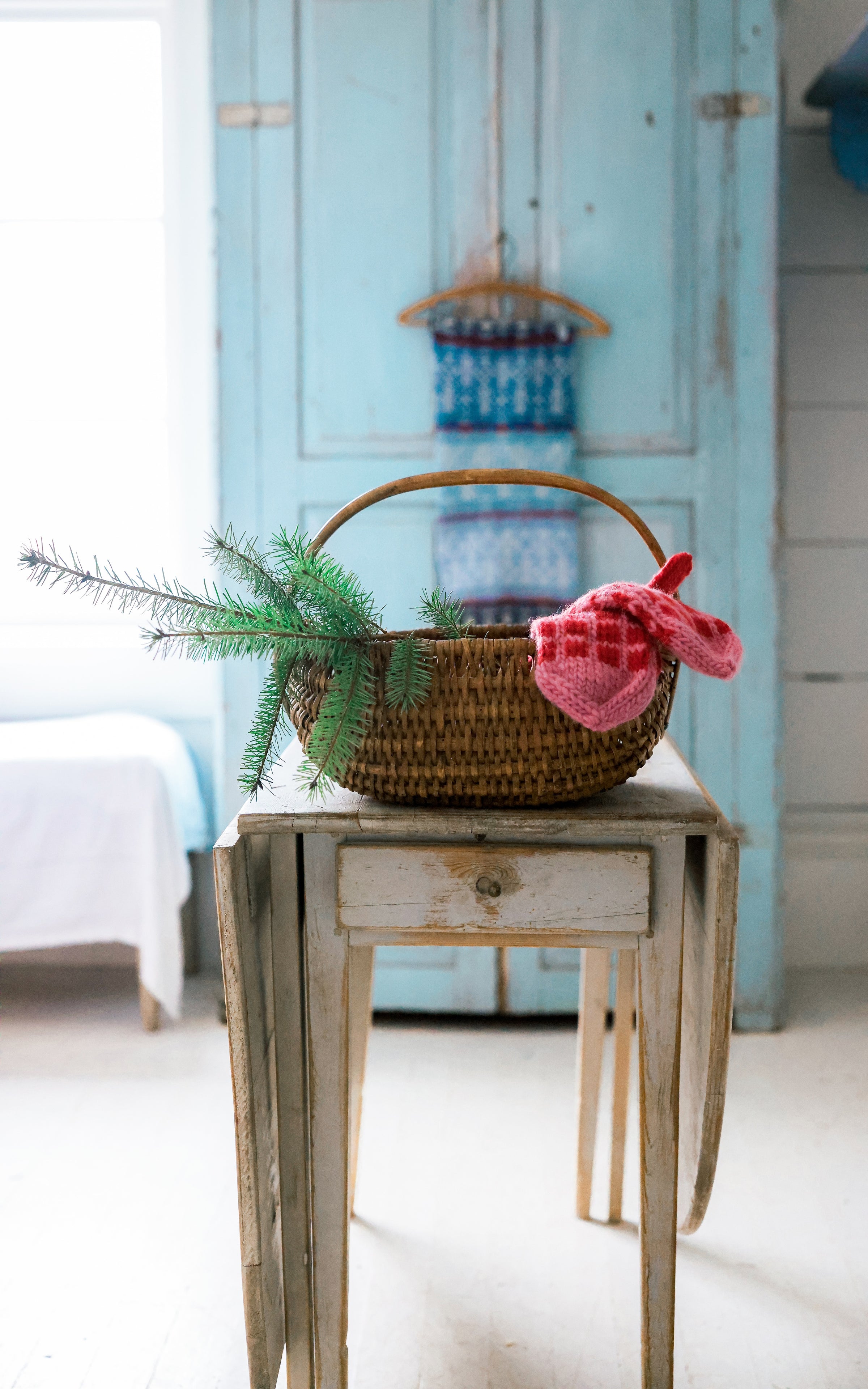 Vintage French Apple Basket