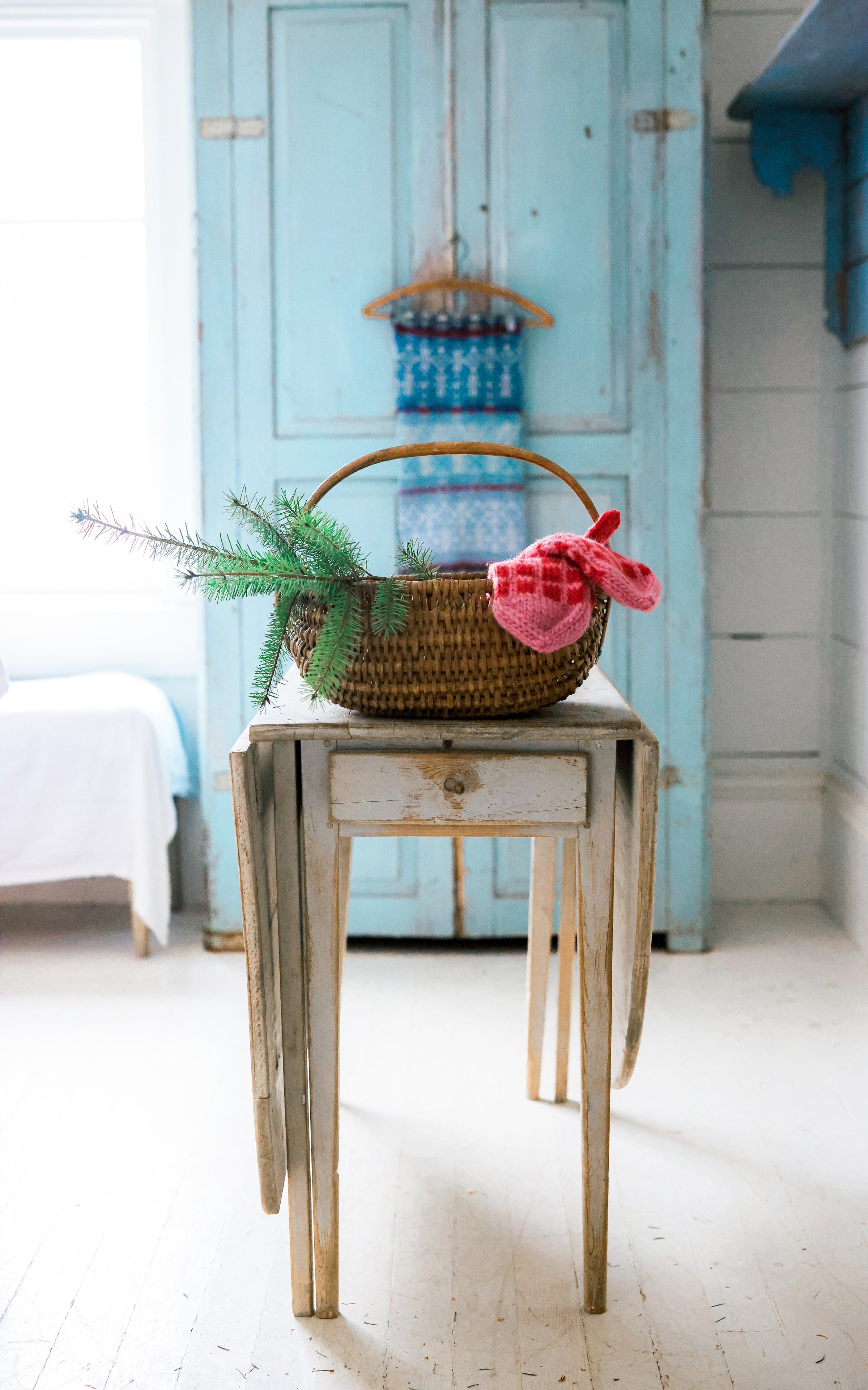 Vintage French Apple Basket