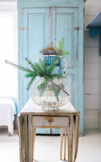 Large Vintage French Egg Basket