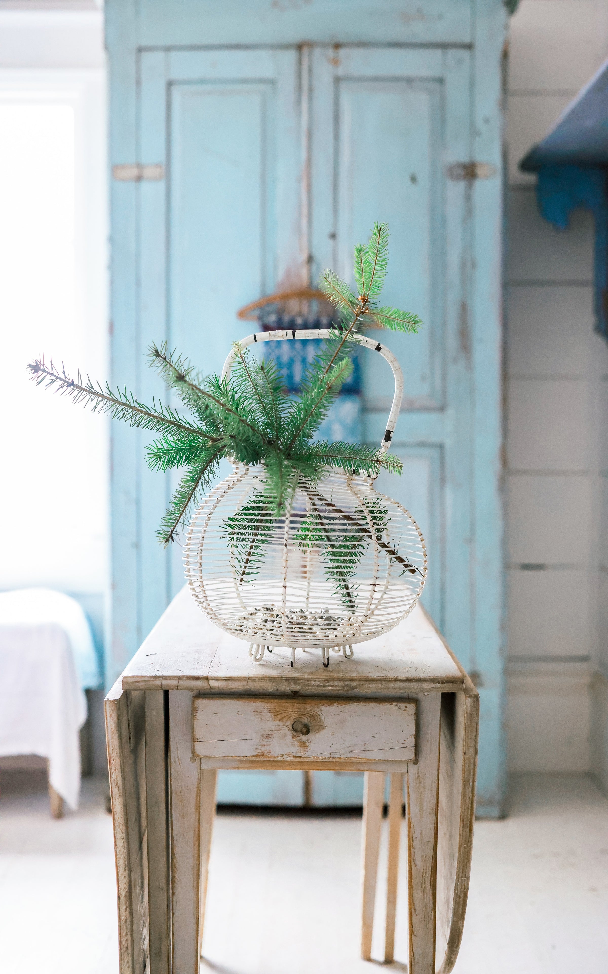 Large Vintage French Egg Basket