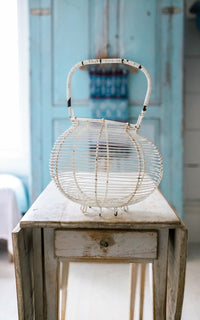 Large Vintage French Egg Basket