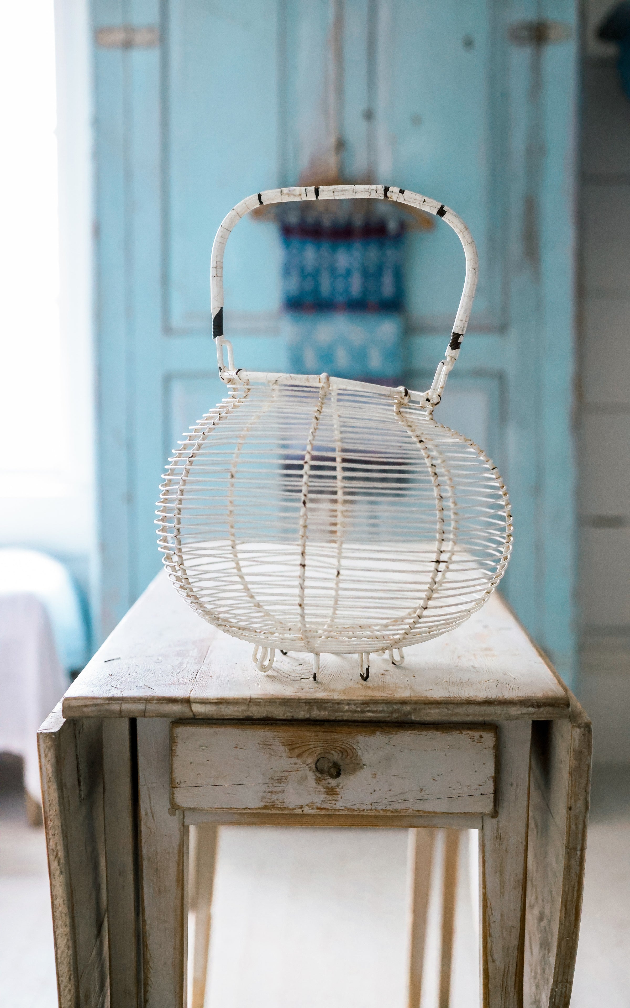 Large Vintage French Egg Basket