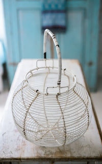 Large Vintage French Egg Basket