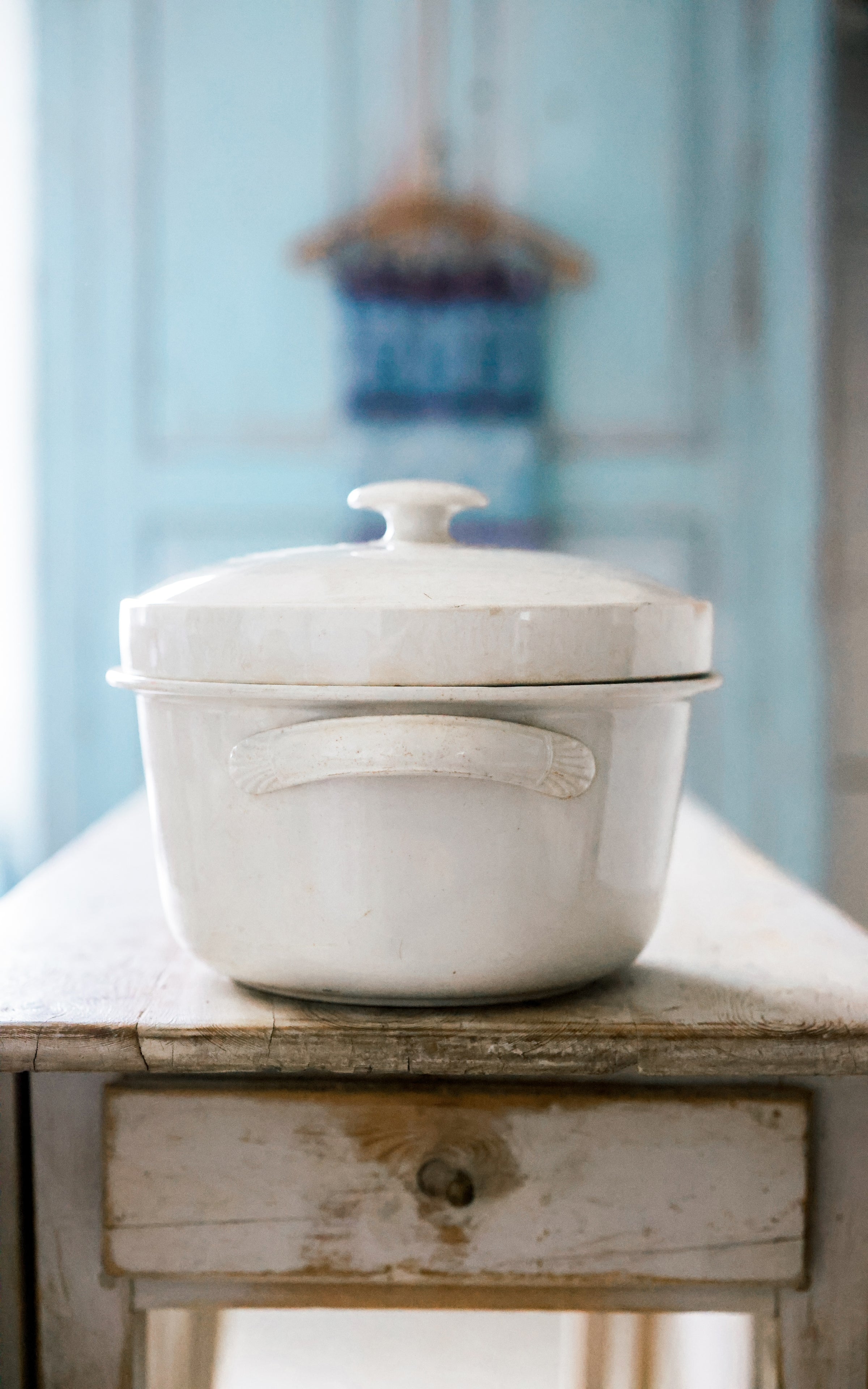 Vintage French Ironstone Tureen