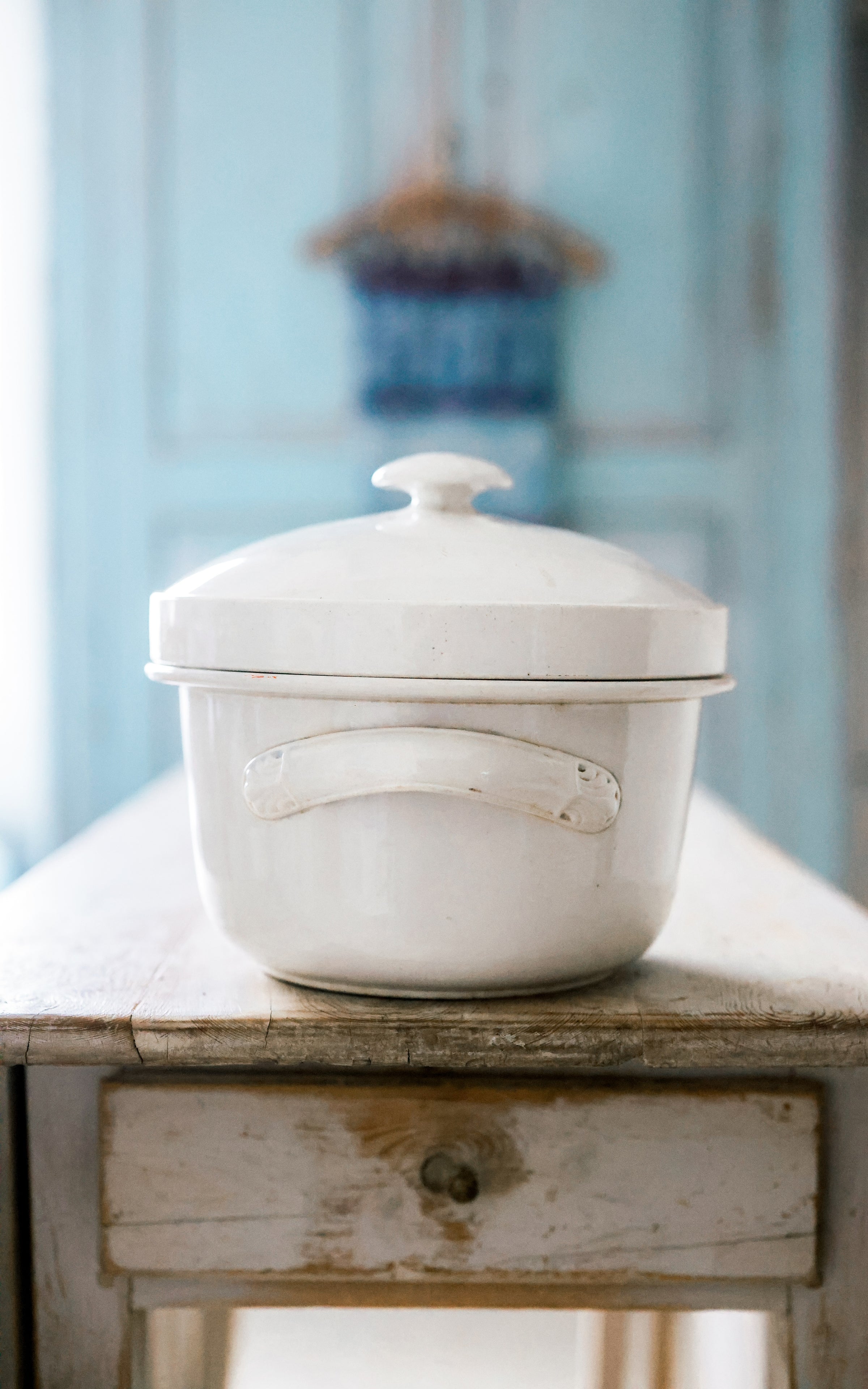 Vintage French Ironstone Tureen