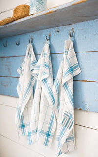 Set of Three Vintage French Linen Towels