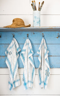 Set of Three Vintage French Linen Towels
