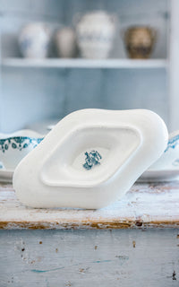 Vintage French Stoneware Sauceboat