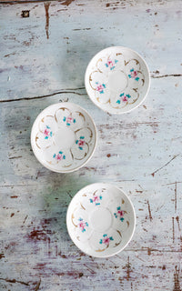 Set of Three Vintage French Petite Plates