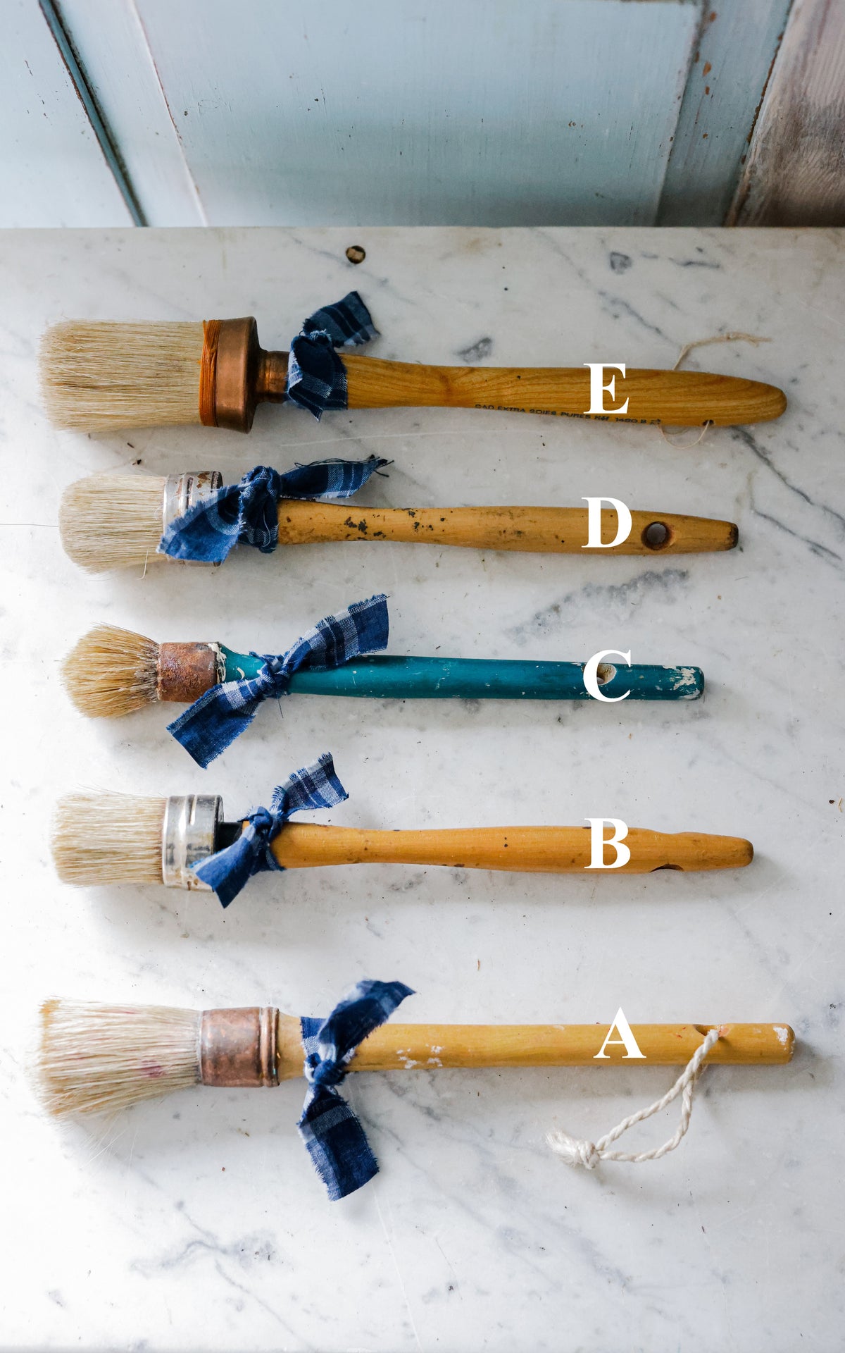 Vintage French Paint Brush