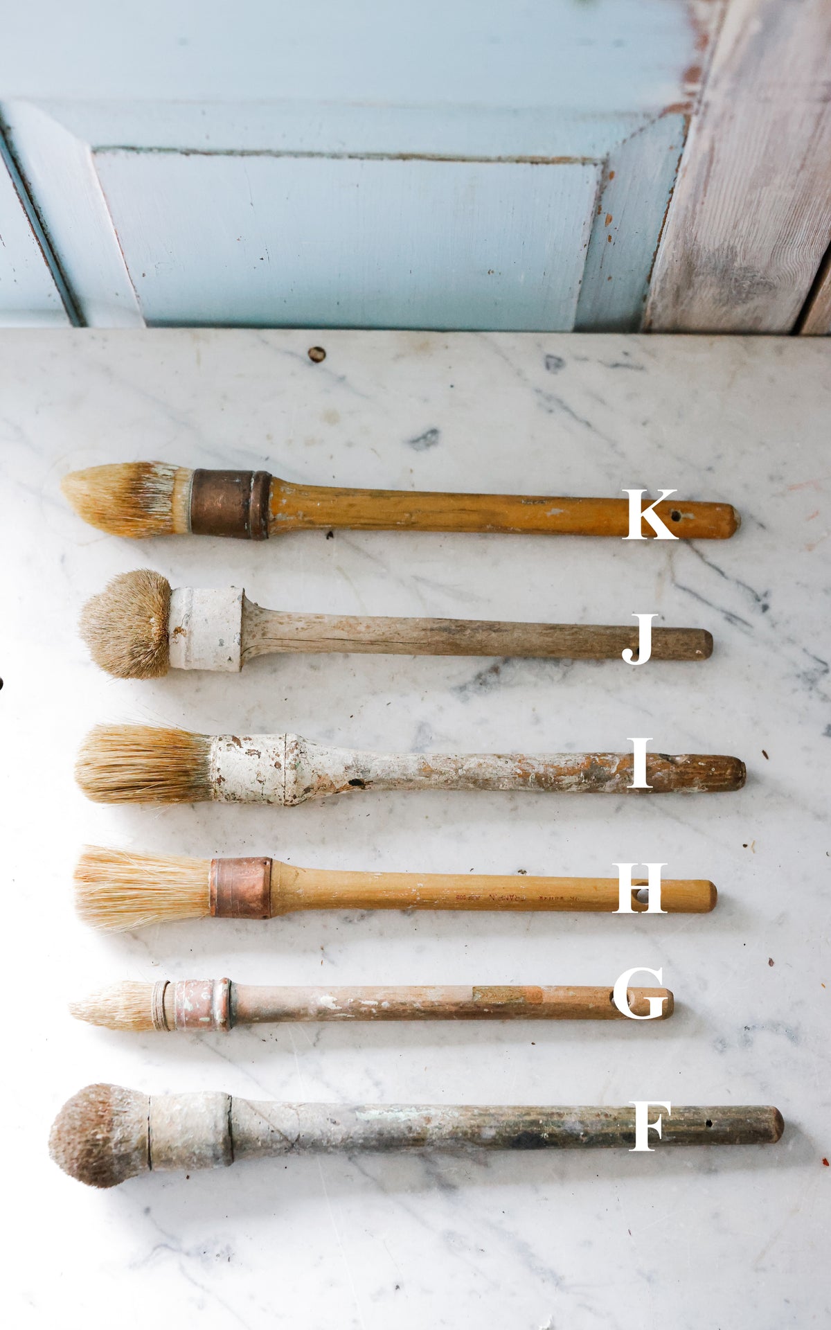 Vintage French Paint Brush
