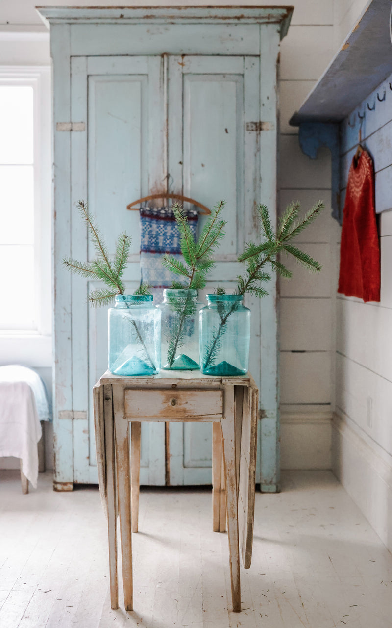 Vintage Hand Blown Spanish Glass Jar