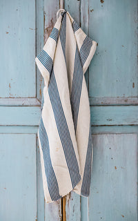 Vintage French Ticking Laundry Bag