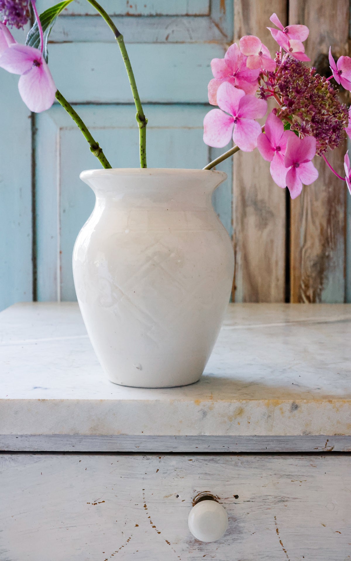 Vintage French Stoneware Vase