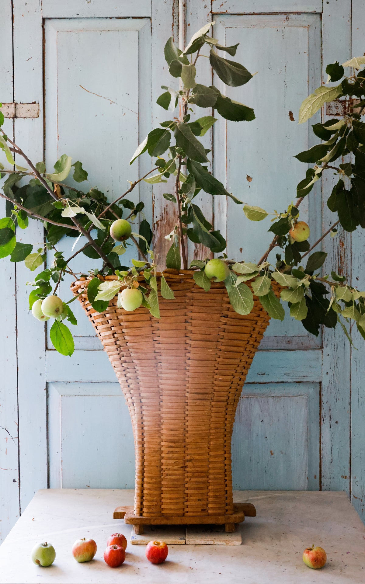 Vintage French Harvesting Basket