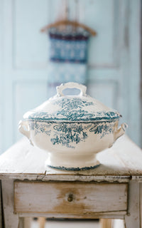 Vintage French Stoneware Tureen