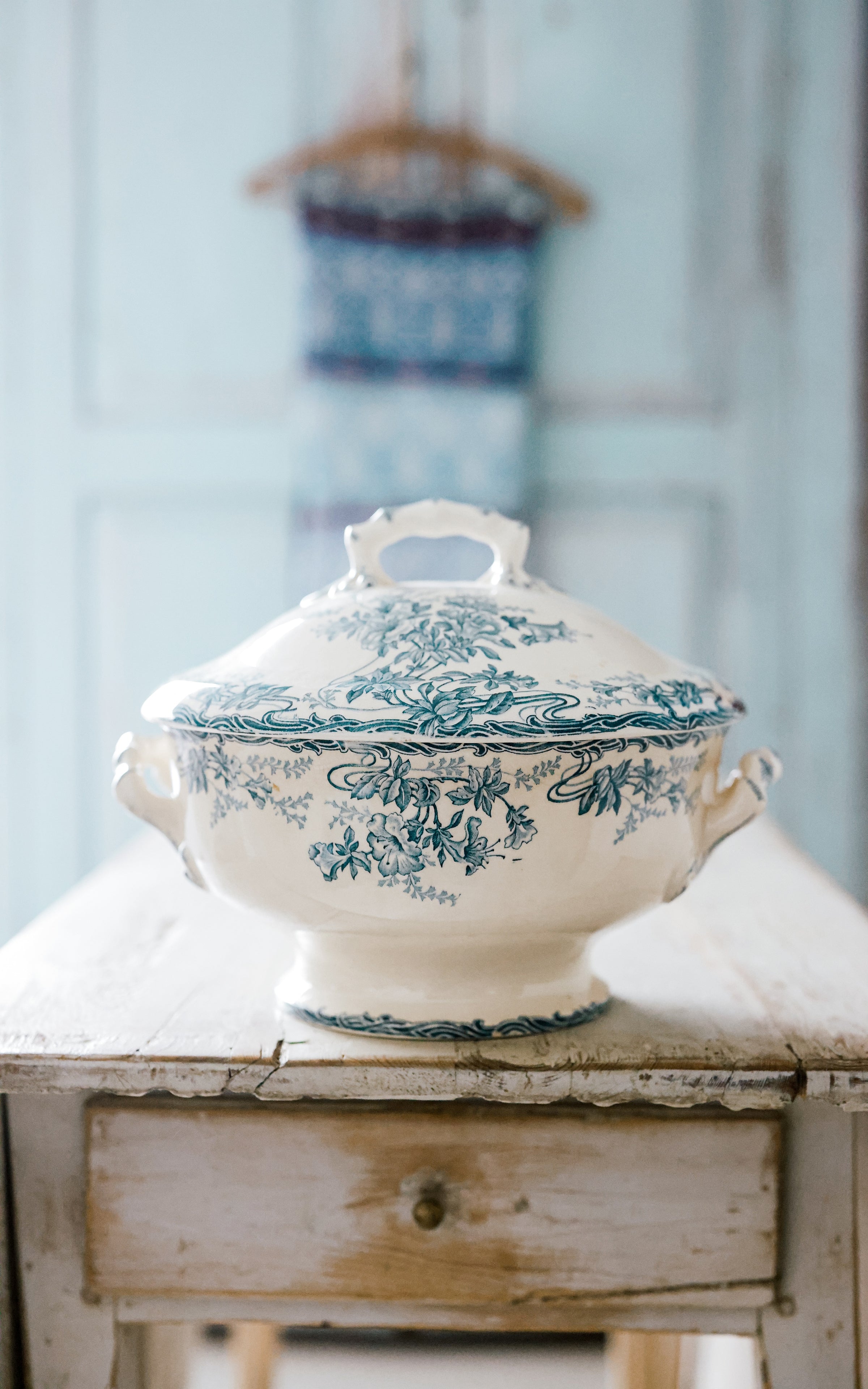 Vintage French Stoneware Tureen