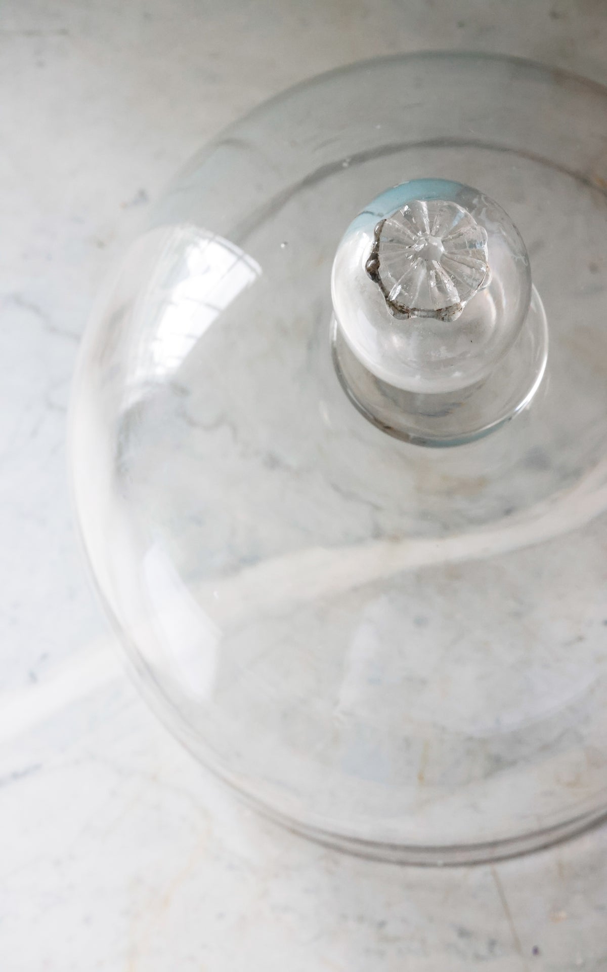 Vintage French Glass Cake Cover