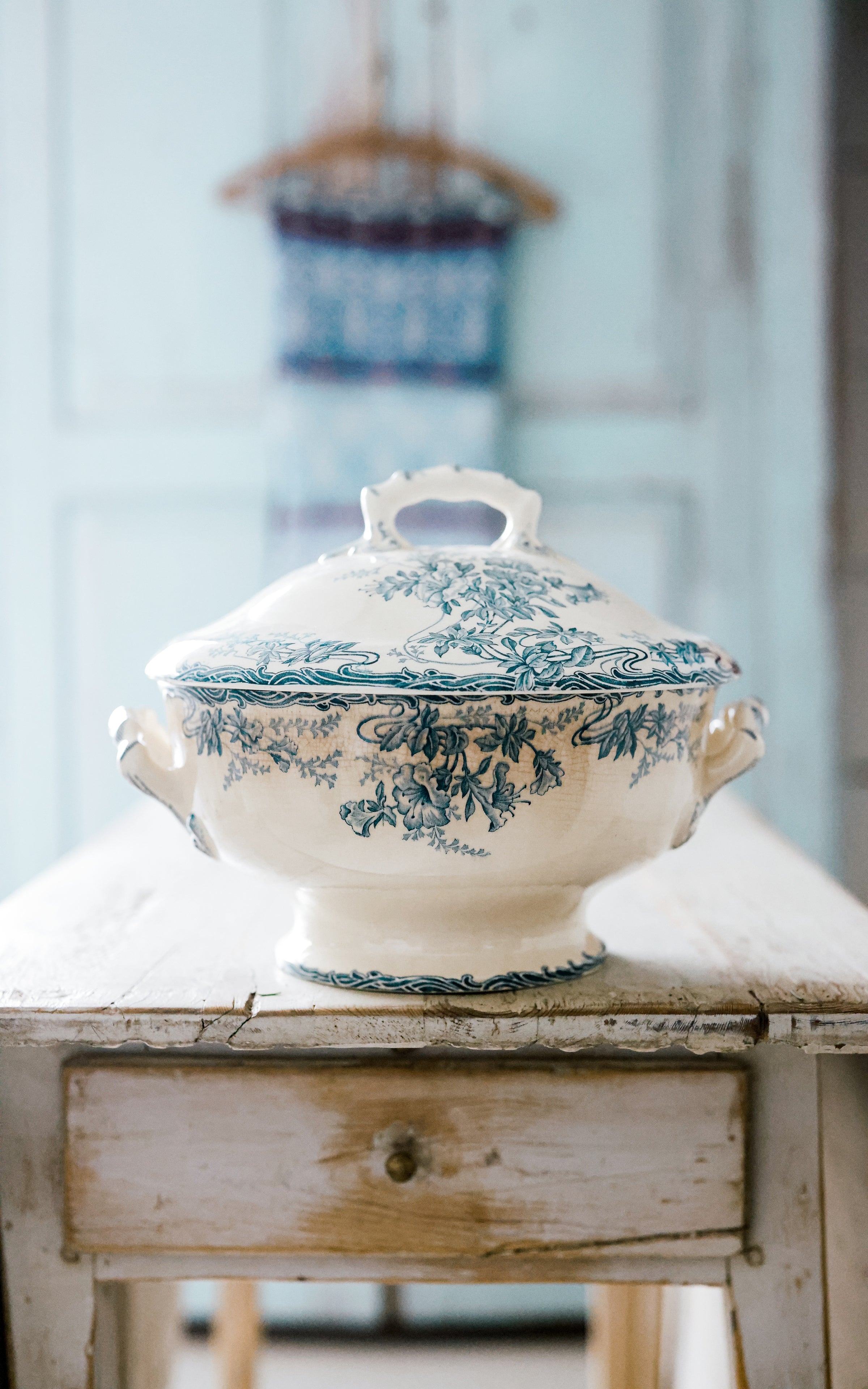 Vintage French Stoneware Tureen