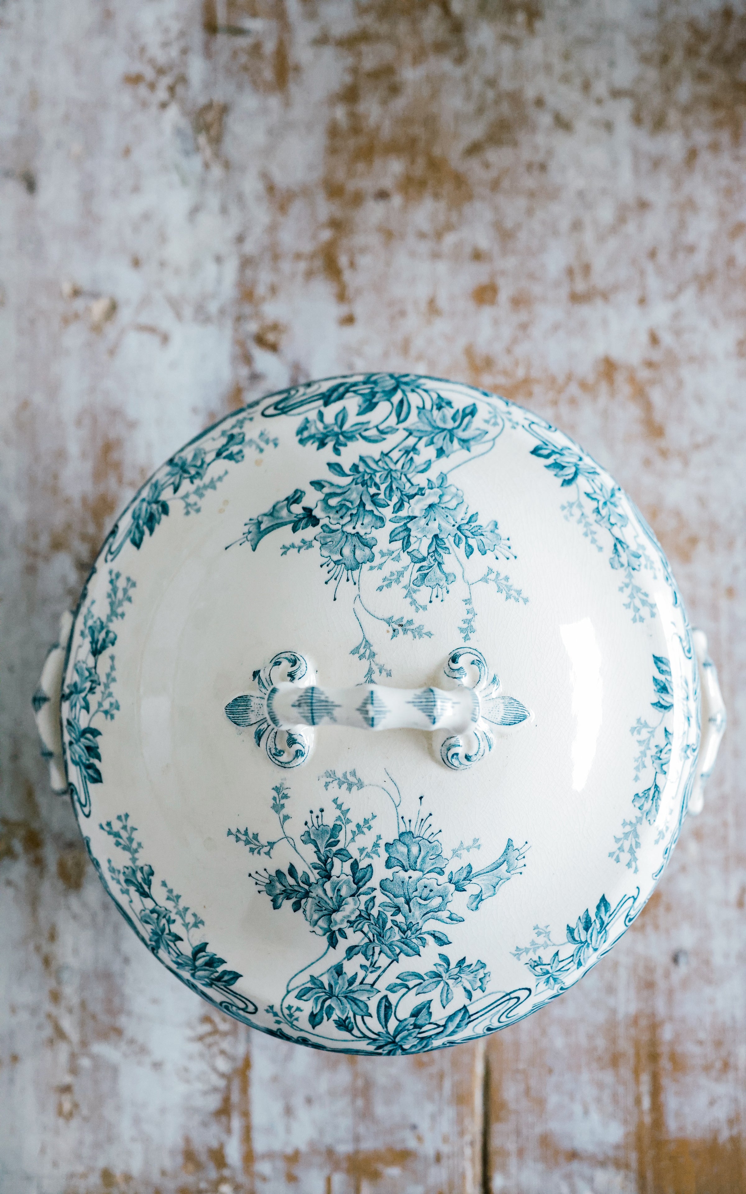 Vintage French Stoneware Tureen