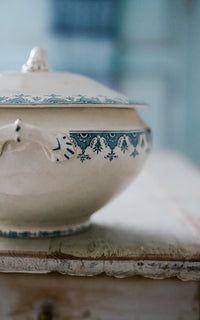 Vintage French Stoneware Tureen