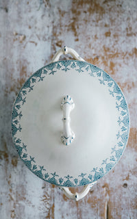 Vintage French Stoneware Tureen