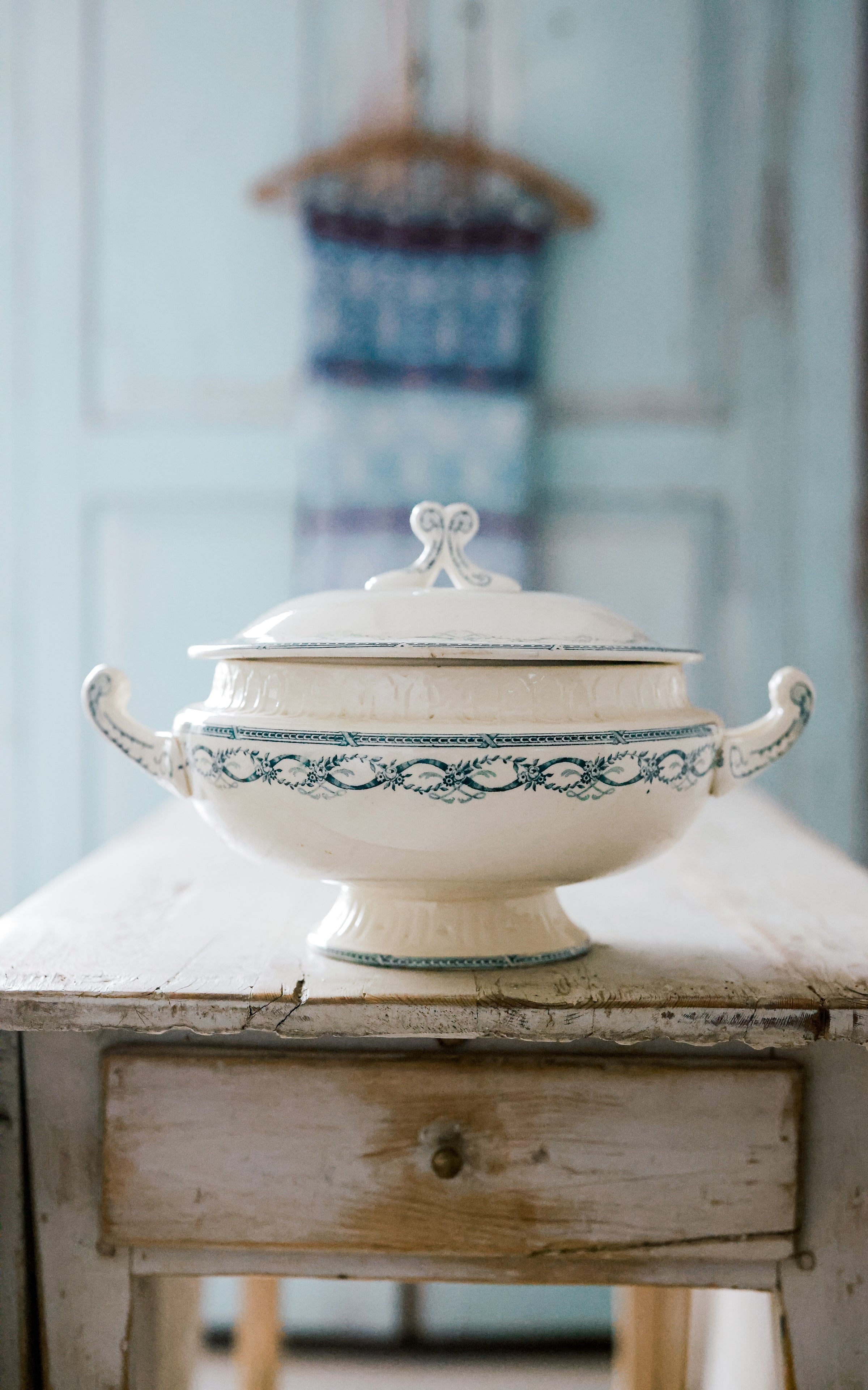 Vintage French Stoneware  Tureen