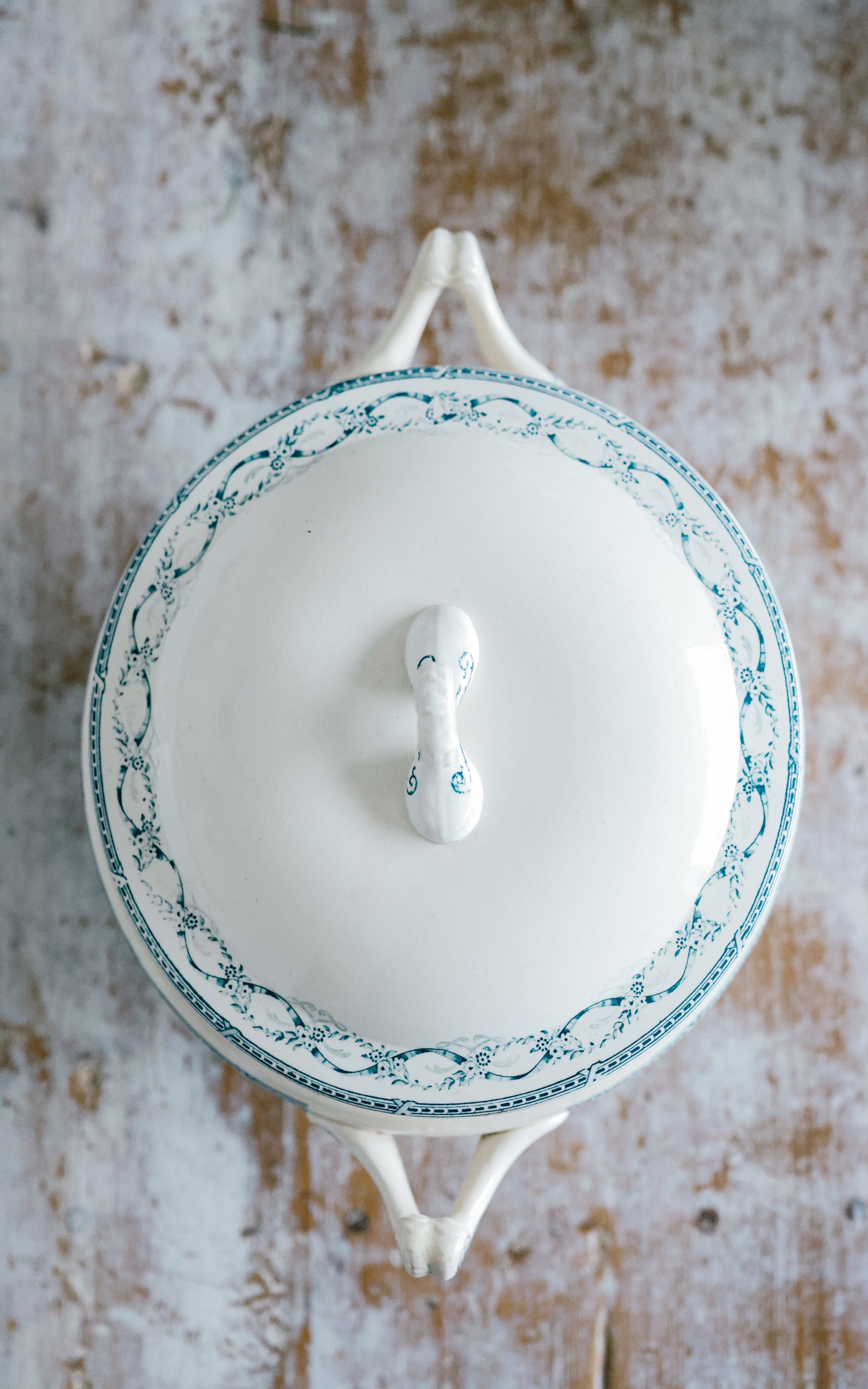 Vintage French Stoneware  Tureen