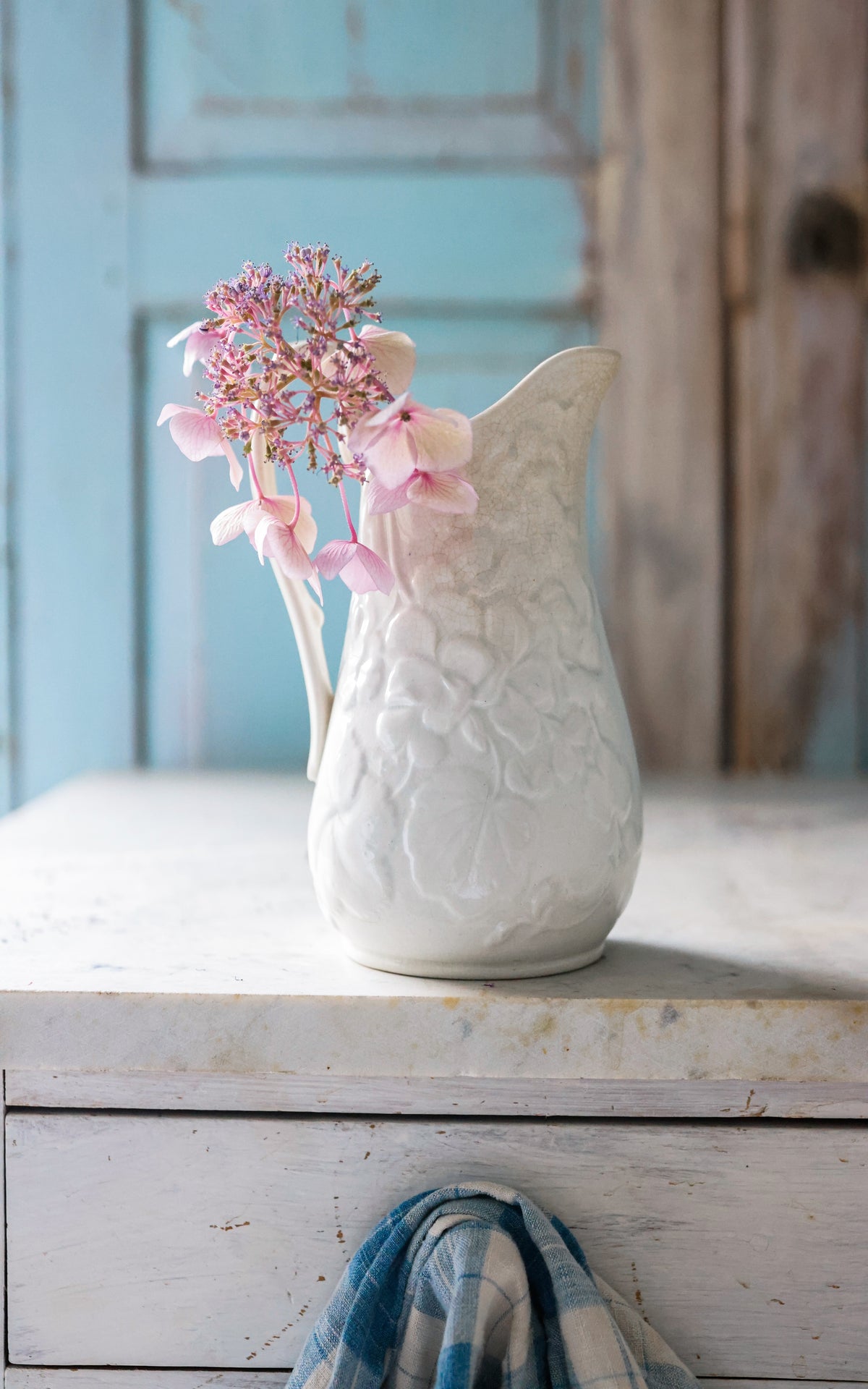 Vintage Swedish Stoneware Pitcher