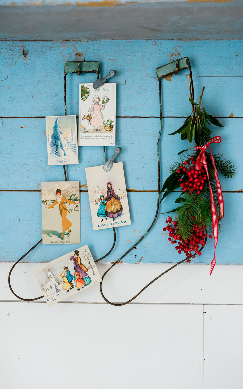 Set of Two Vintage French Wire Stockings