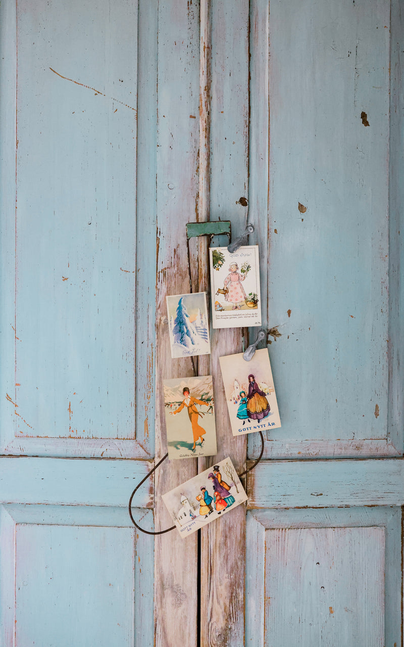 Set of Two Vintage French Wire Stockings