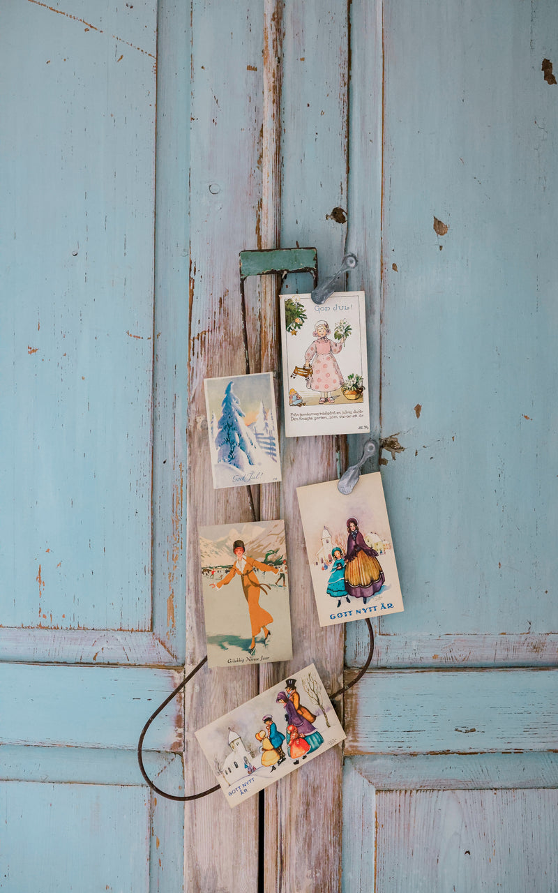 Set of Two Vintage French Wire Stockings