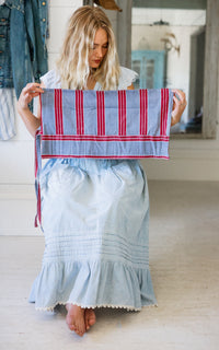Vintage French Textile Cosmetic Pack