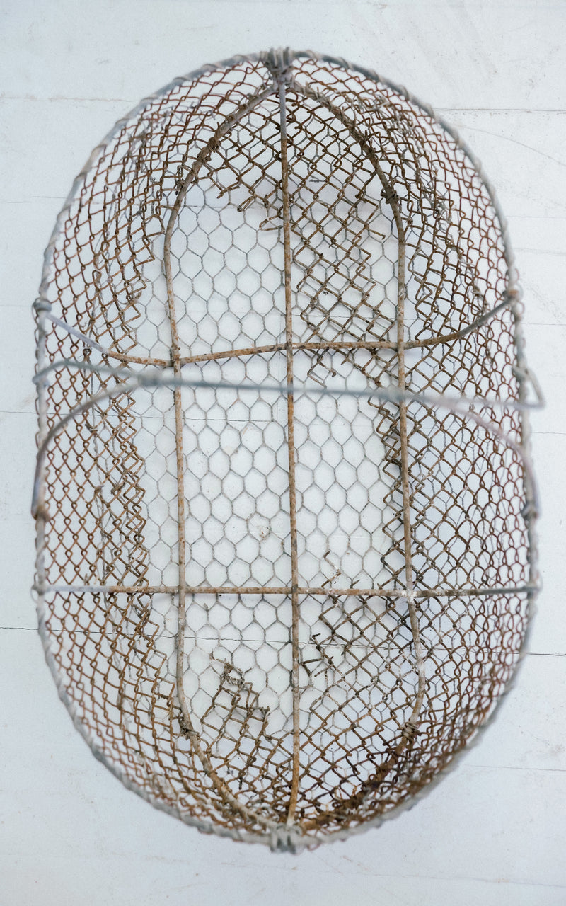 Vintage French Harvesting Basket