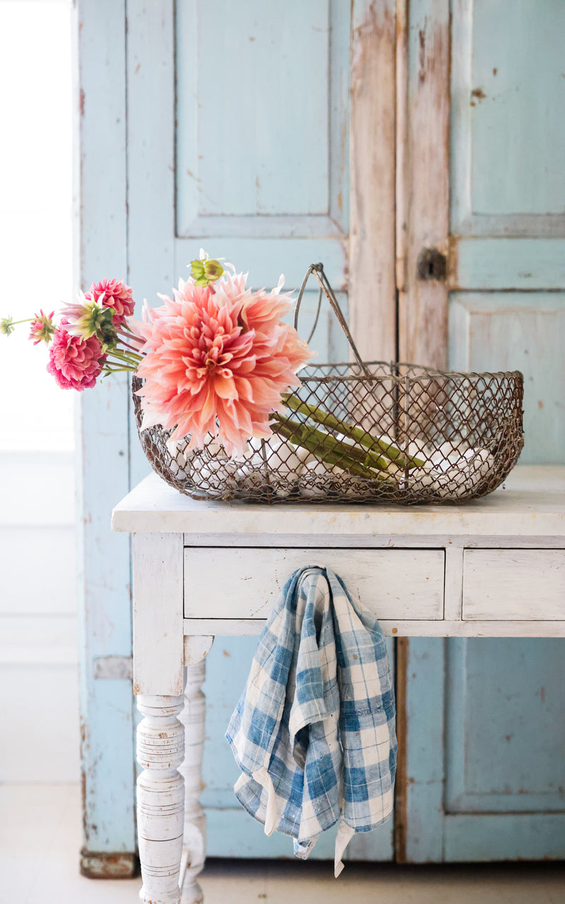 Vintage French Harvesting Basket