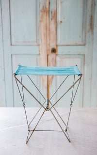 Vintage French Camp Stool
