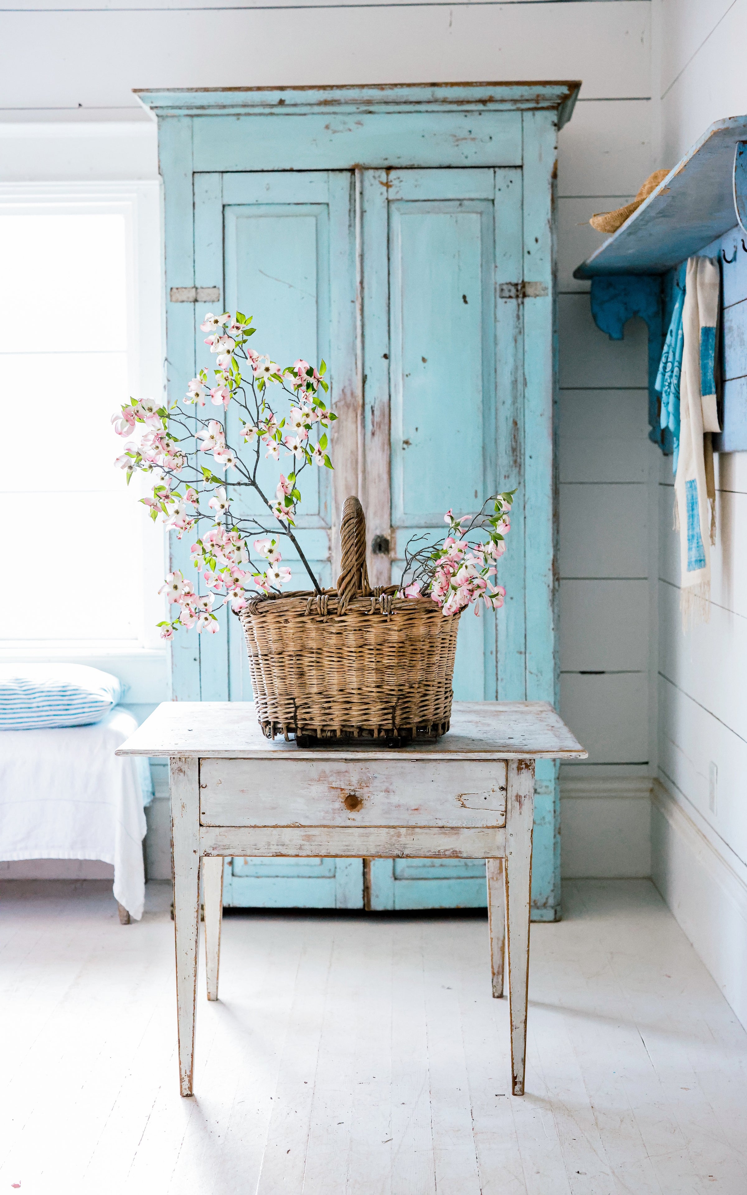 Vintage French Wine Basket