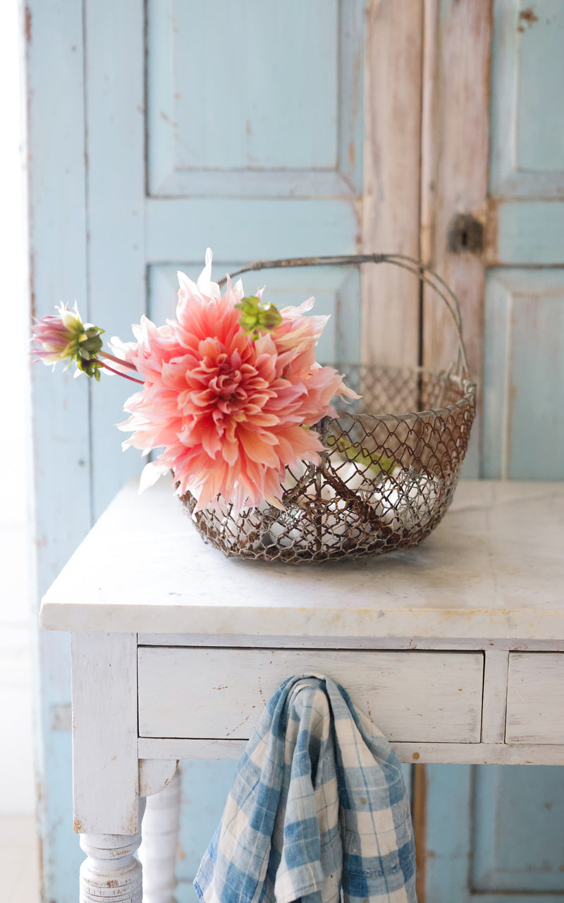 Vintage French Harvesting Basket