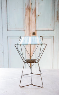 Vintage French Camp Stool