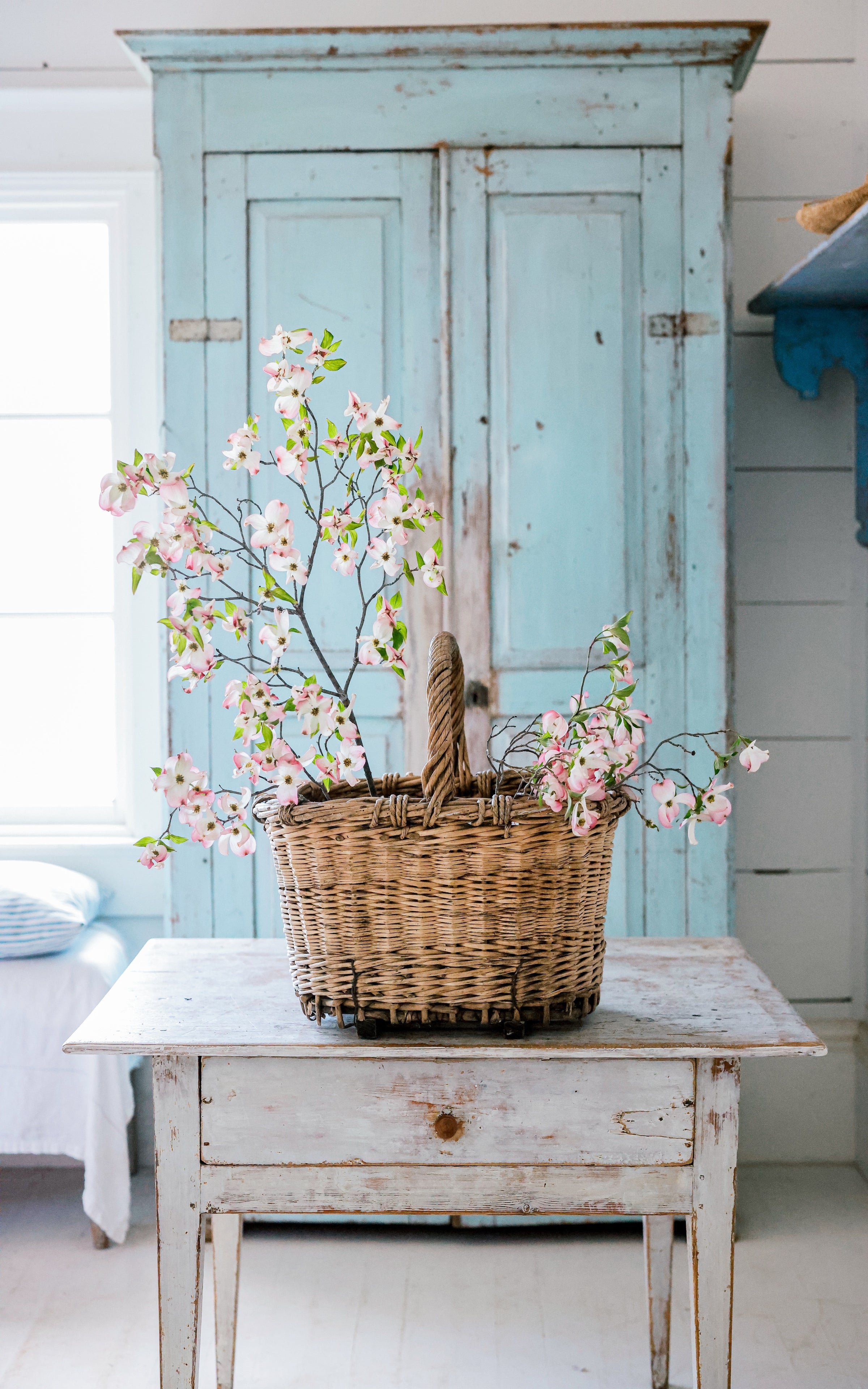 Vintage French Wine Basket
